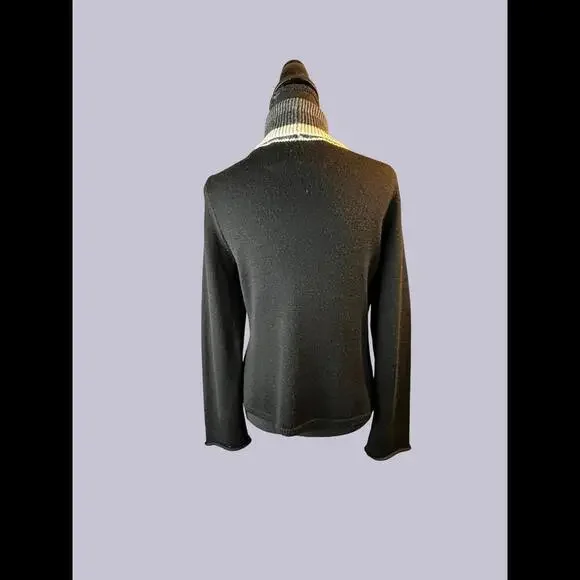 Anthropologie Field Flower Cardigan Size M Crochet Detail​​ - Picture 10 of 12